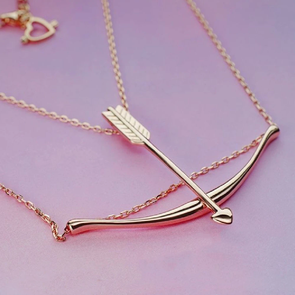 Lady Love Arrow Pendant Necklace