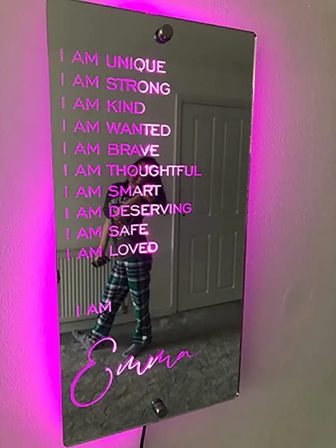 Affirmative Personality Creativity Acrylic Mirror Surface