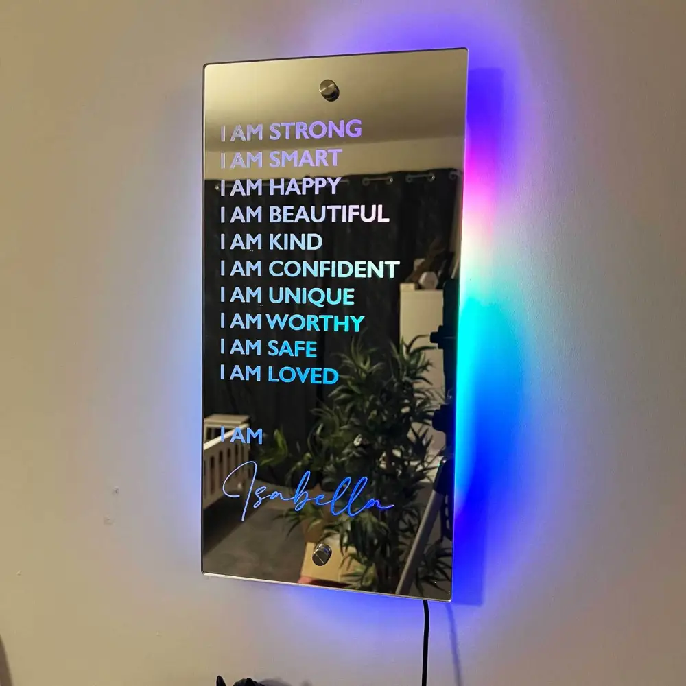 Affirmative Personality Creativity Acrylic Mirror Surface