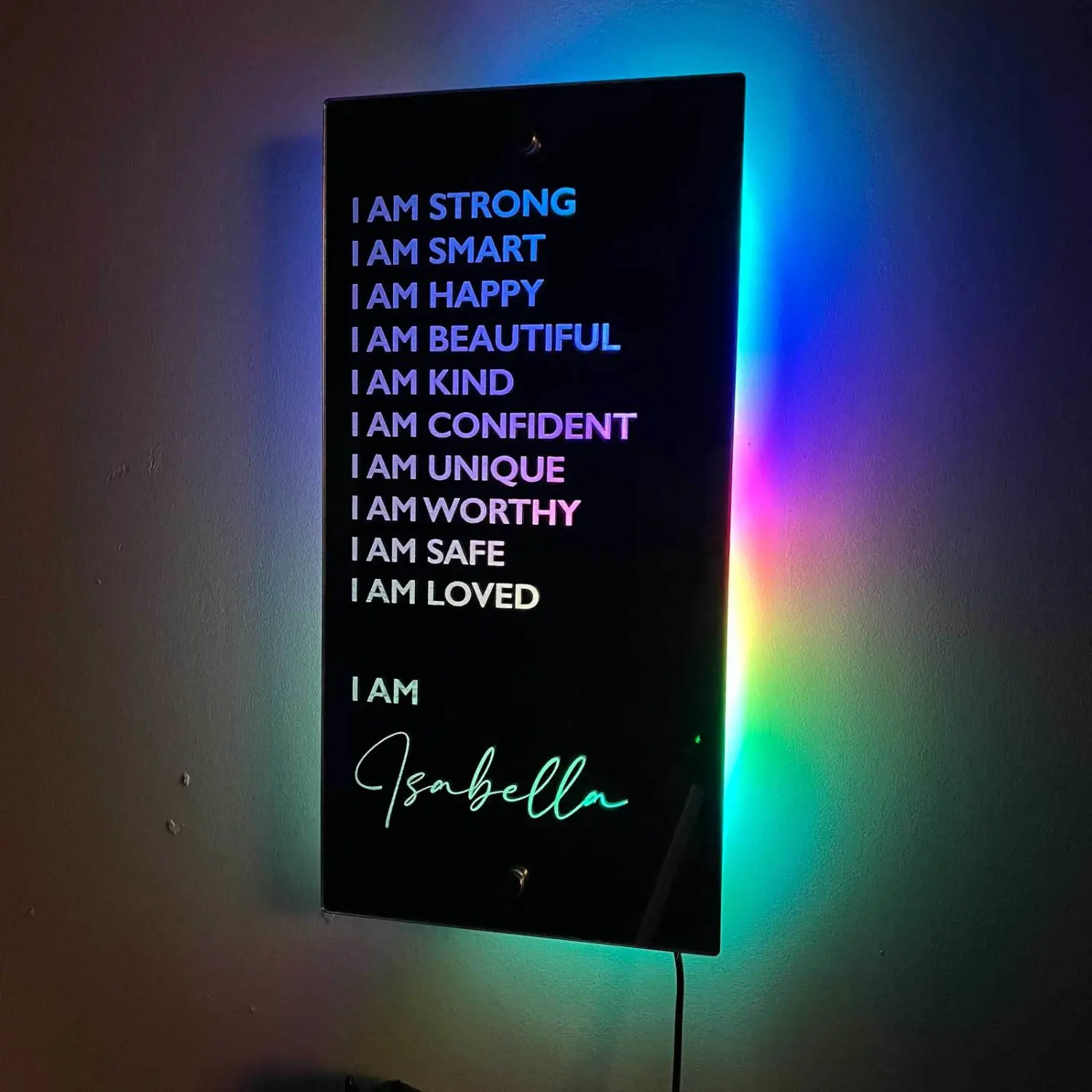 Affirmative Personality Creativity Acrylic Mirror Surface
