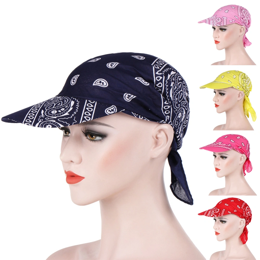 Creative Fashion Printed Women's Summer Sun Cap Cloth Kerchief Headscarf Hat