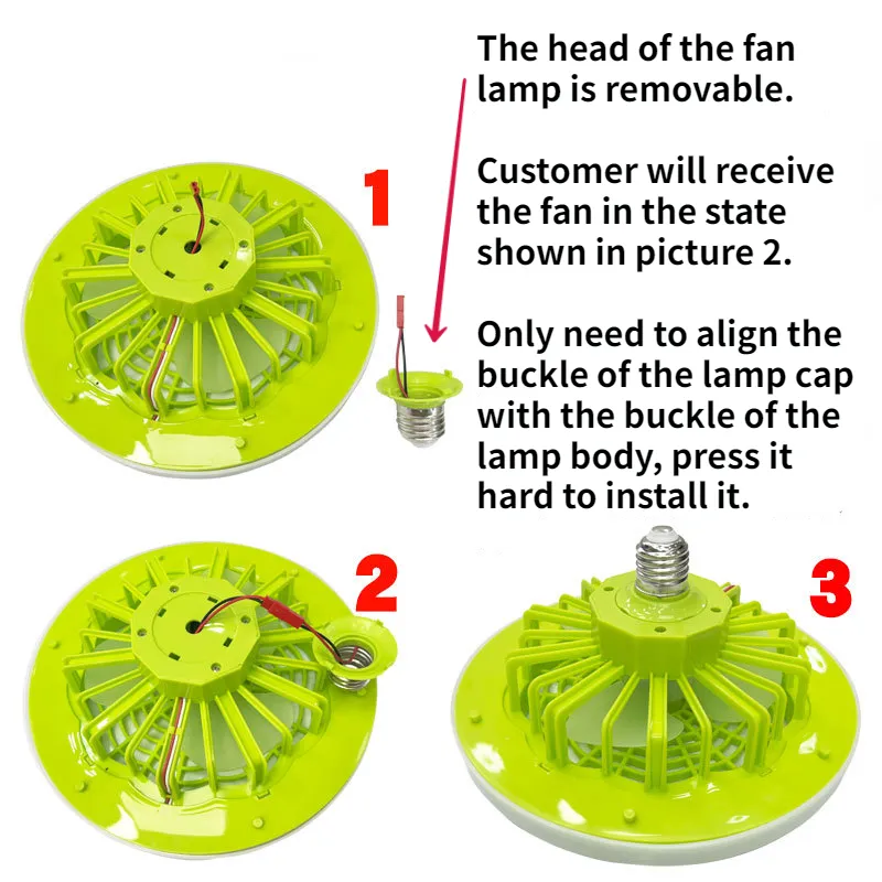 Domestic Indoor Stylish Minimalist Fan Light