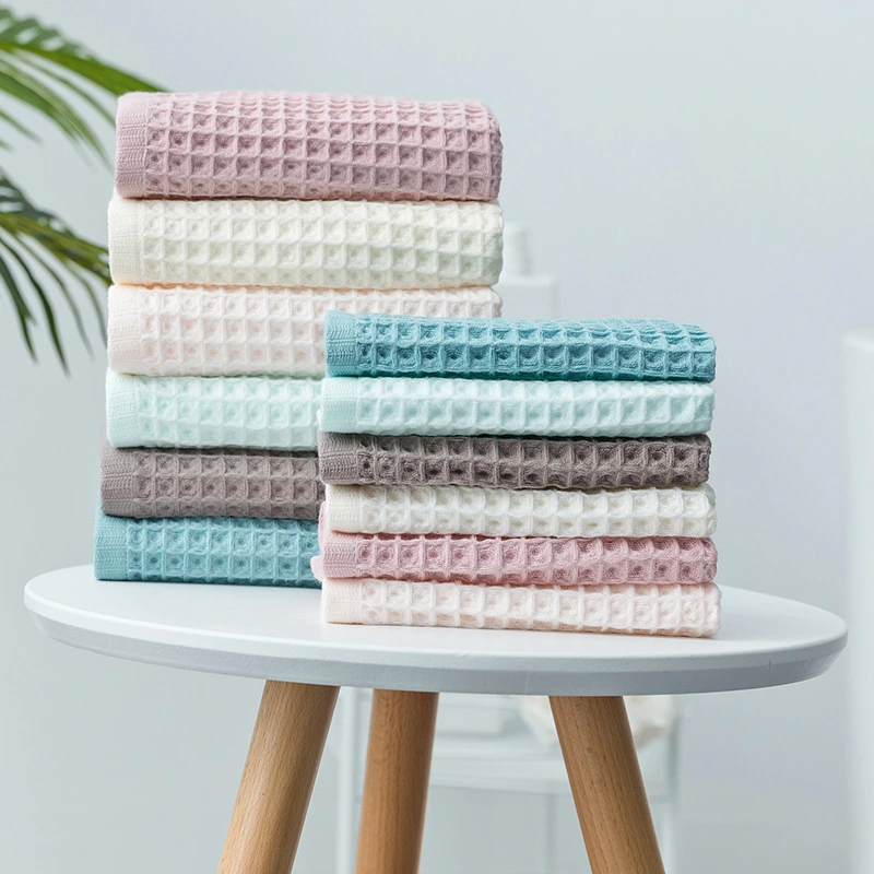 Pure Cotton Japanese Towel Plain Color Face Wiping Absorbent And Easy To Dry