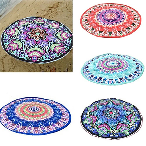 Indian Mandala Tapestry Summer Beach Towel Hippie Picnic Blanket Yoga Throw Mat