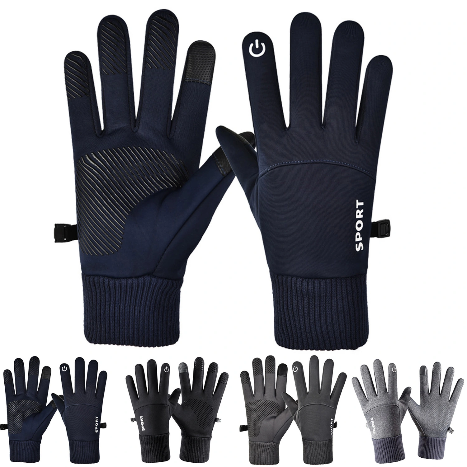 Winter Warm Waterproof Windproof Non-Slip Touch Screen Gloves Outdoor Equipment