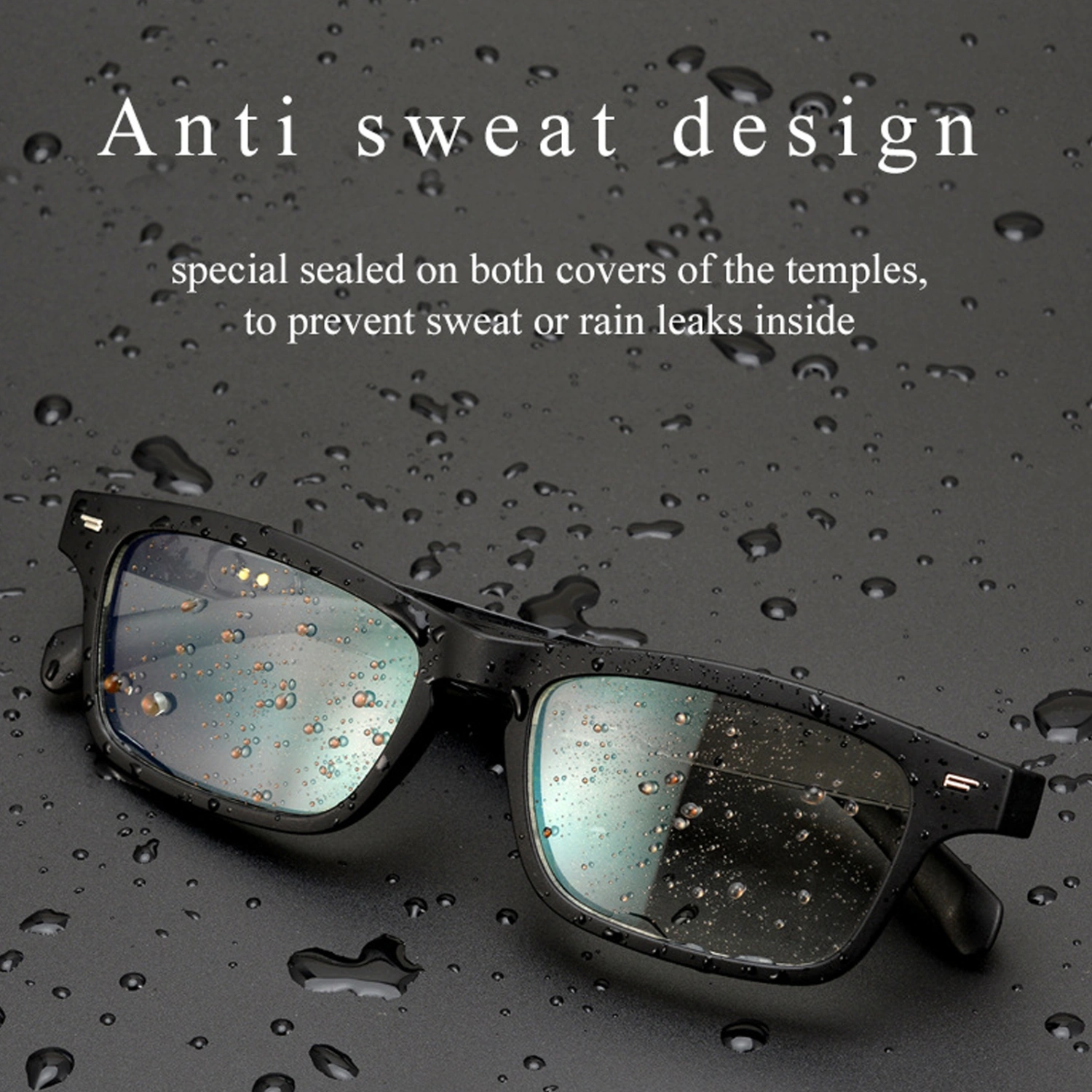 Smart Glasses UV Lens Music Function TR Touch Control Bluetooth-compatible 5.0 Dark Eyeglasses for Daily