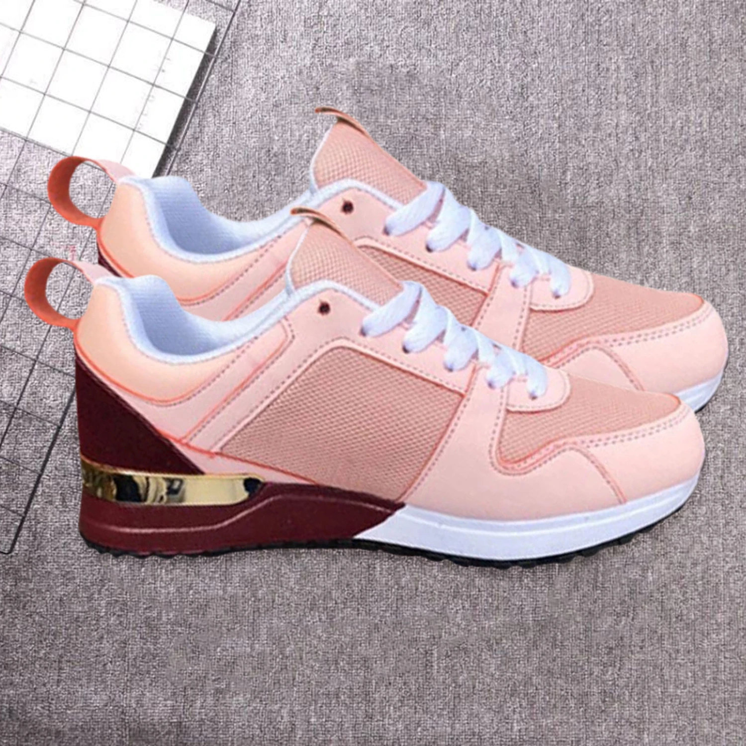 Women Casual Breathable Low Top Sport Training Jogging Running Sneakers Shoes