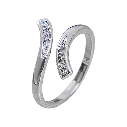 Hot Fashion Charm Women's Natural 925 Sterling Silver Adjustable Size Ring