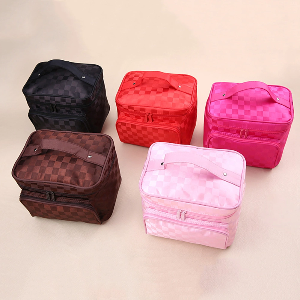 Portable Women Waterproof Travel Makeup Cosmetic Storage Bag Organizer Handbag