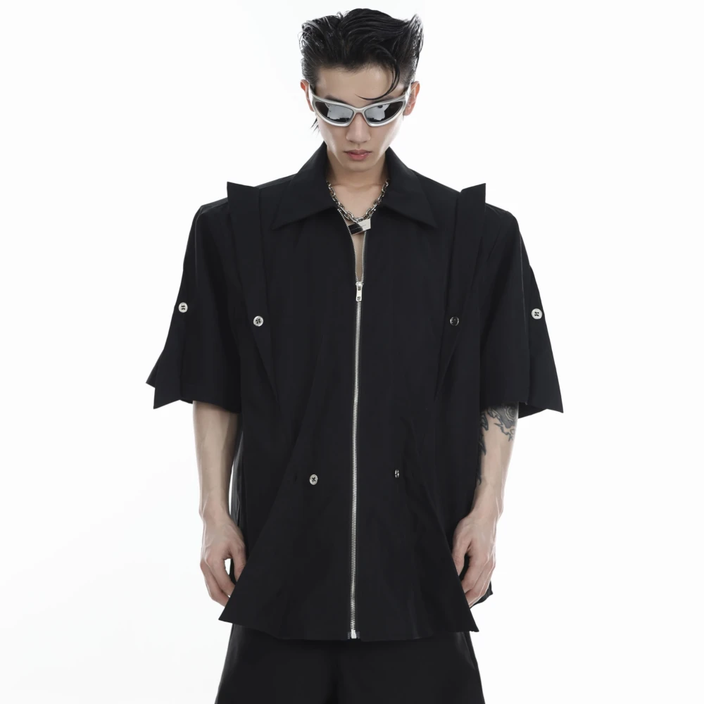 Men's Split Metal Design T-shirt