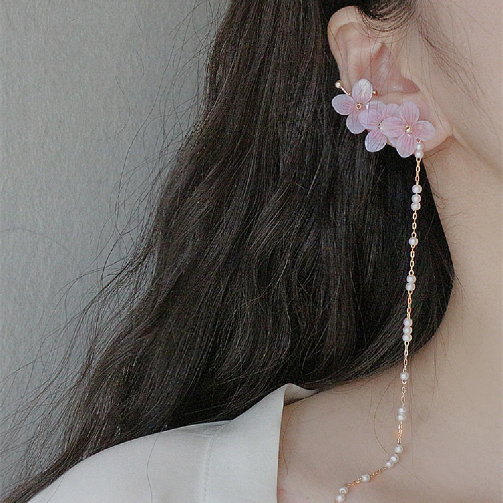 Eternal Flower Ear Bone Clip