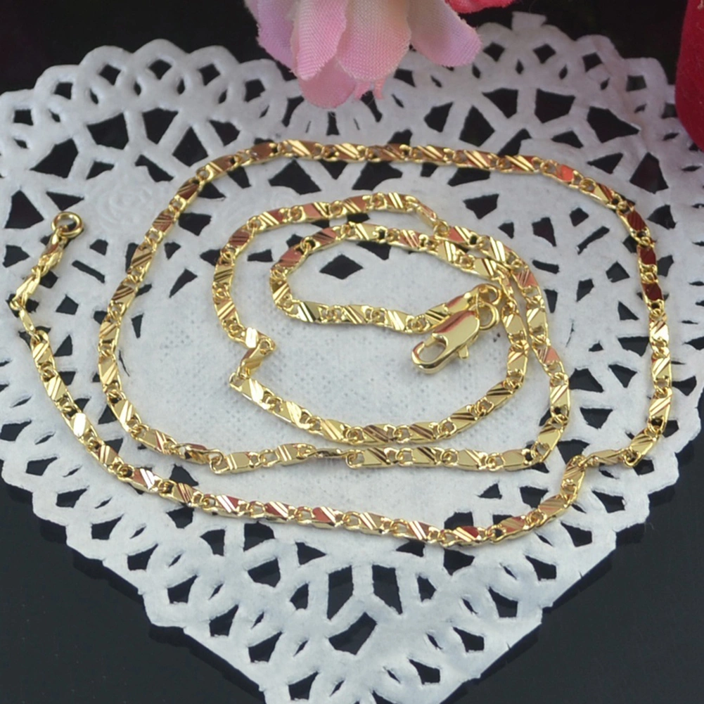 2mm Women Men Fashion 16-30 Inches No Pendant Long Box Chain Necklace Jewelry