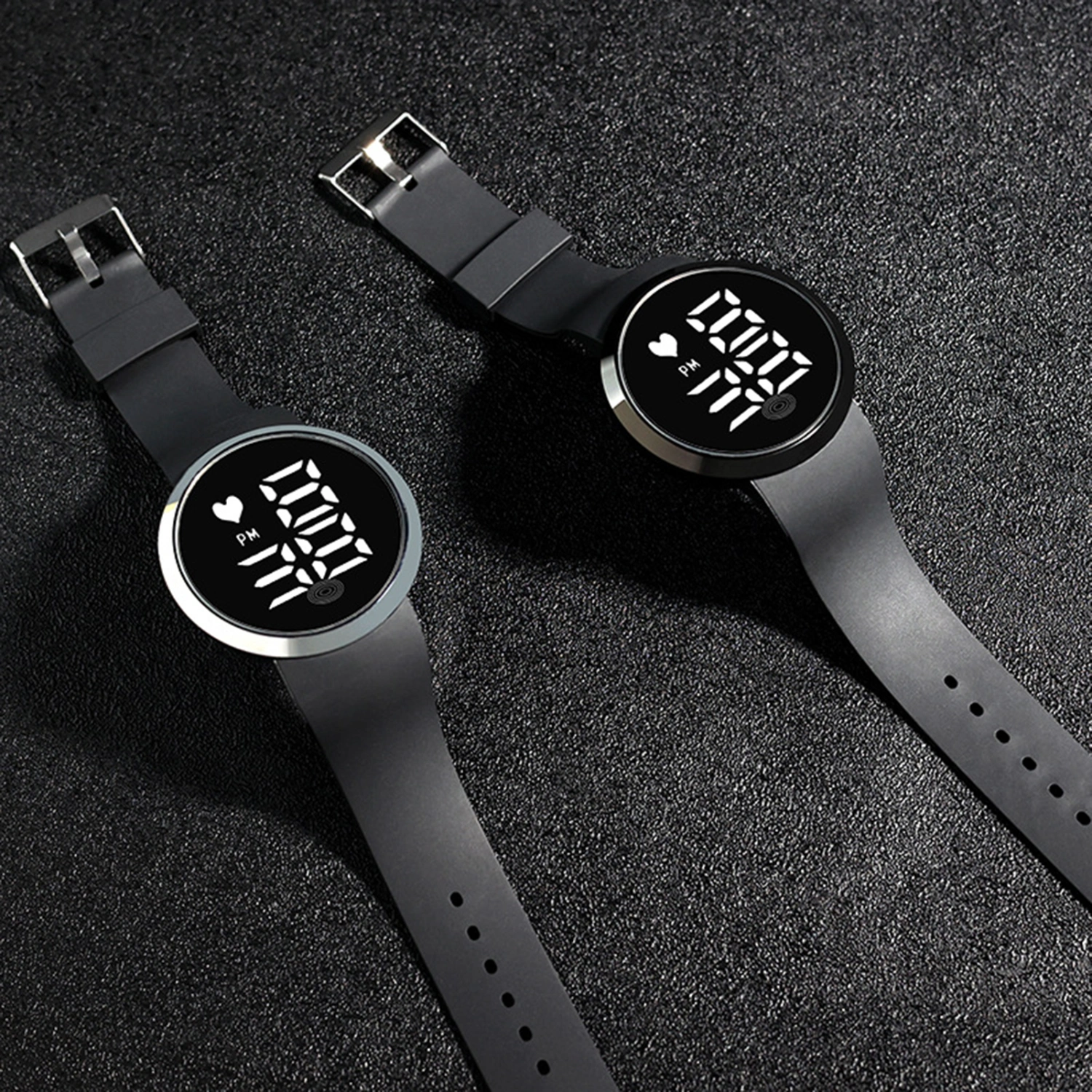 Student Watch Luminous Touch Control Portable LED Digital Dispaly Wristwatch for Fitness 