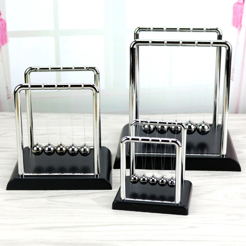 Classic Newtons Cradle Kinetic Balls School Educational Prop Toy Desktop Decor