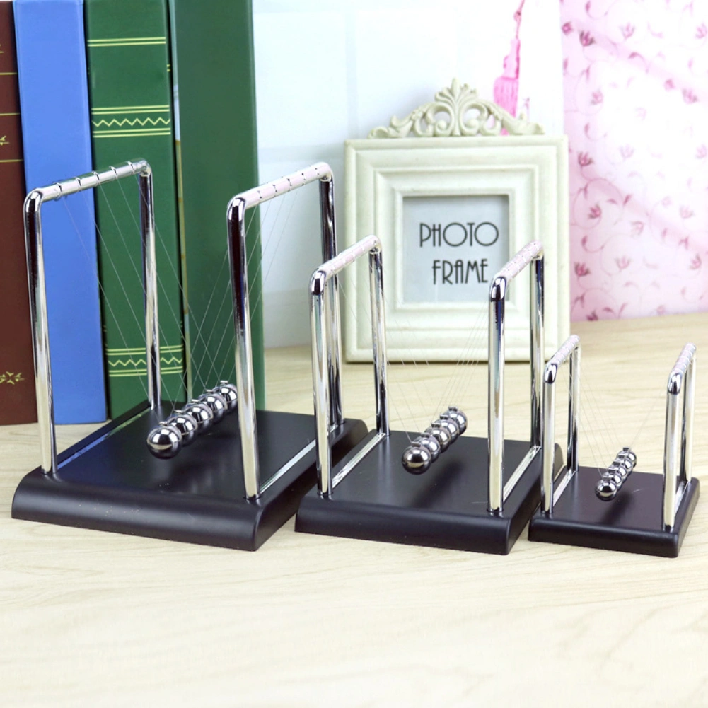 Classic Newtons Cradle Kinetic Balls School Educational Prop Toy Desktop Decor