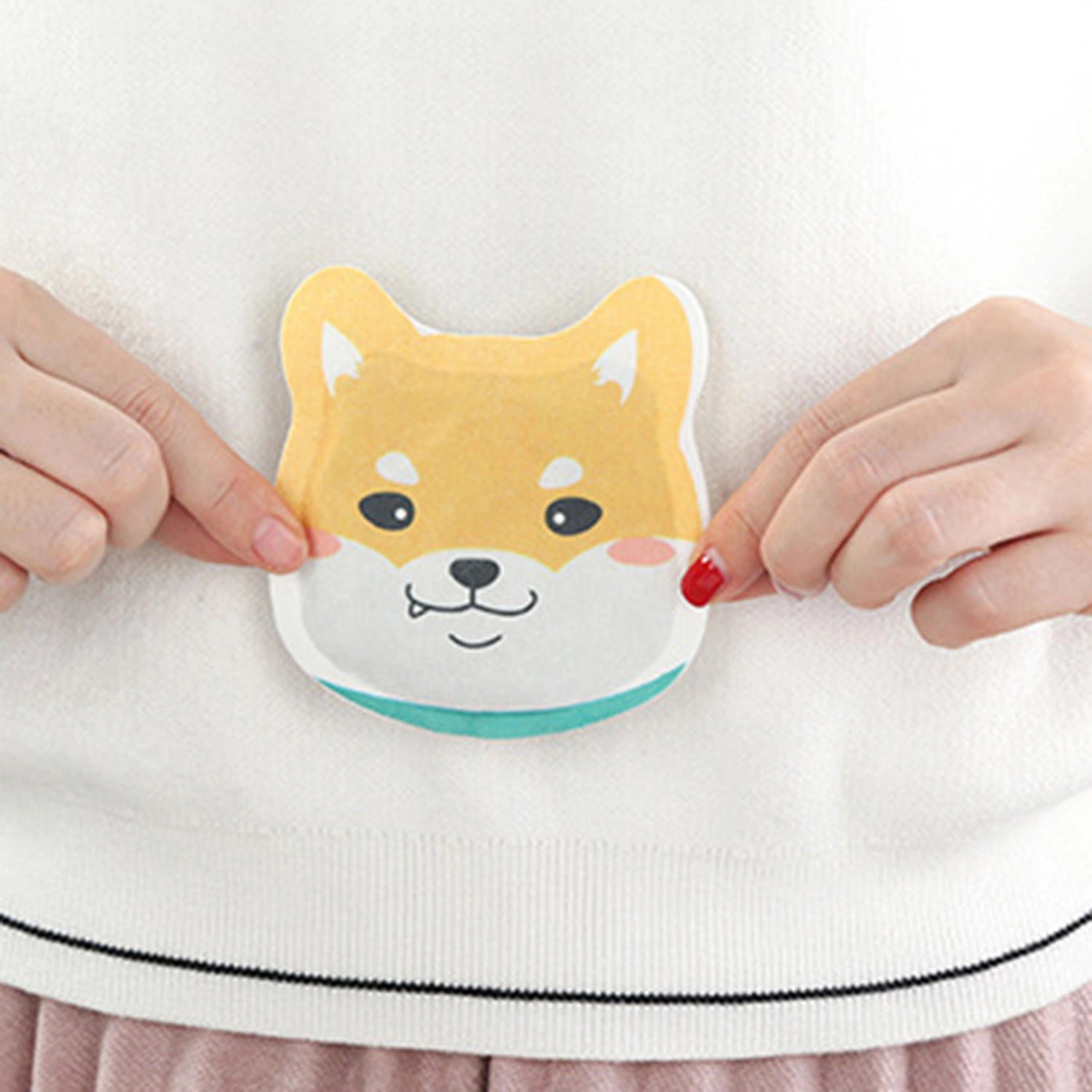 Self-heating Body Warmer Sticker High Stickiness Activated Carbon Self-adhesive Animal Shape Heat Patch Pad for Winter