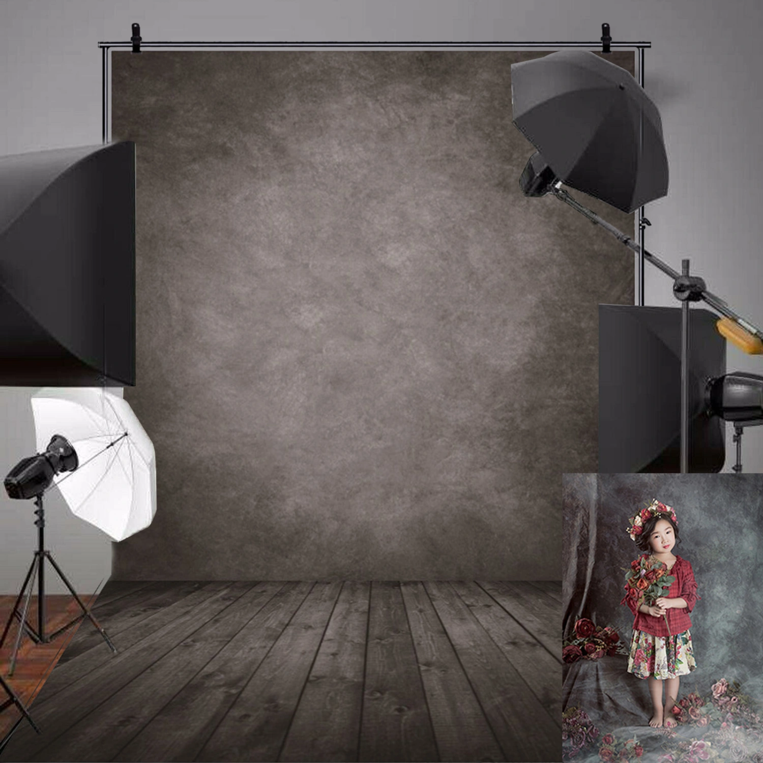 Photography Backdrop Space Saving Aesthetic Glare-free Portable Reusable Foldable Clear Pattern Delicate Texture Background Screen Photo Props