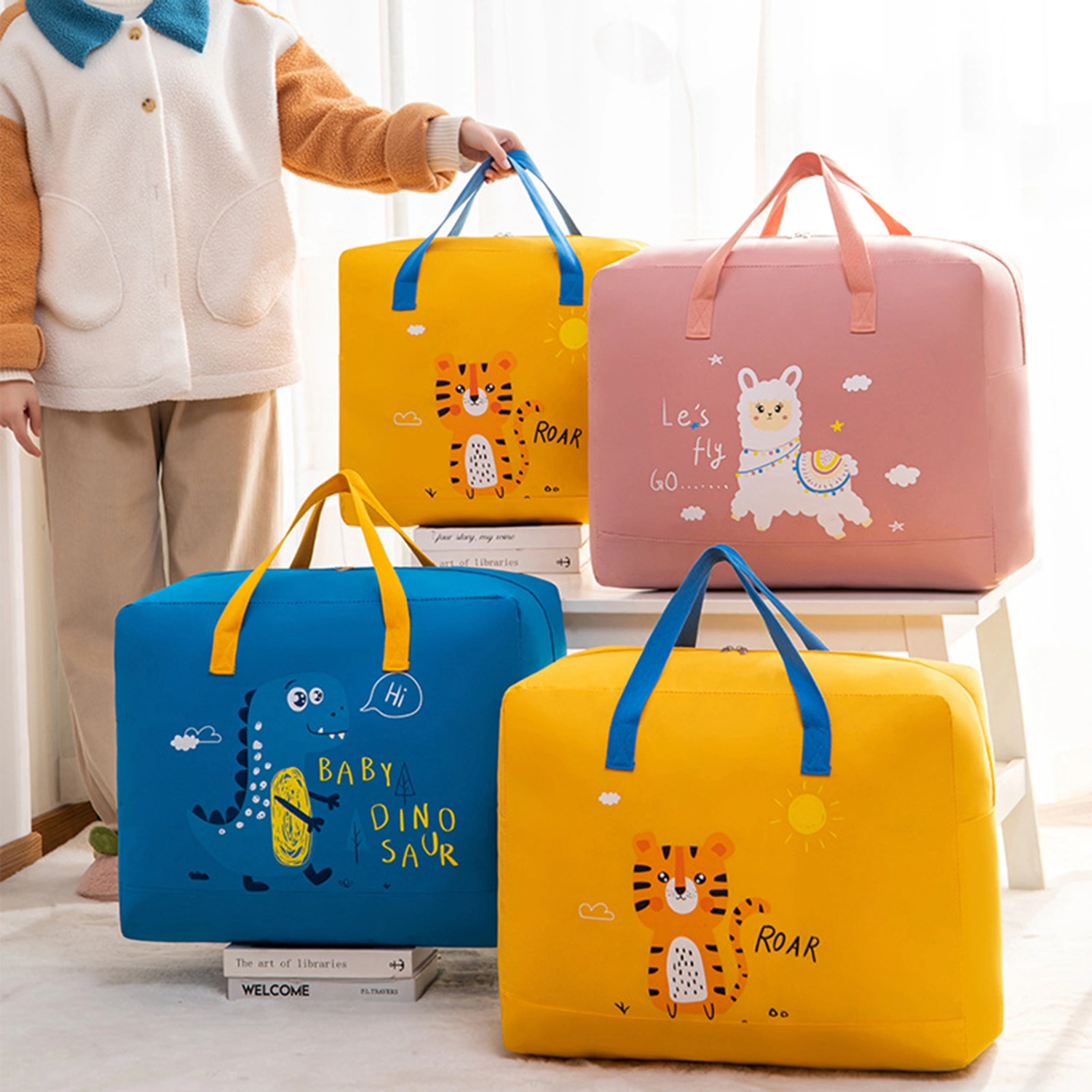 Storage Bags Large Capacity Waterproof Anti-scratch Space Saving Closet Pouches for Home 