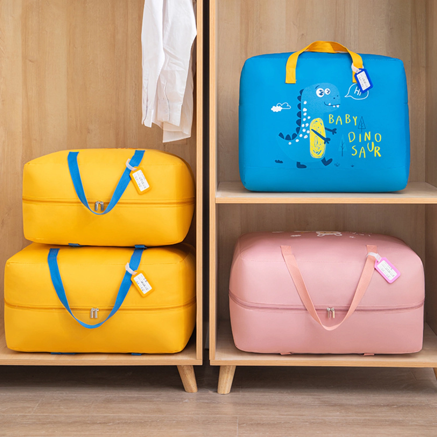 Storage Bags Large Capacity Waterproof Anti-scratch Space Saving Closet Pouches for Home 