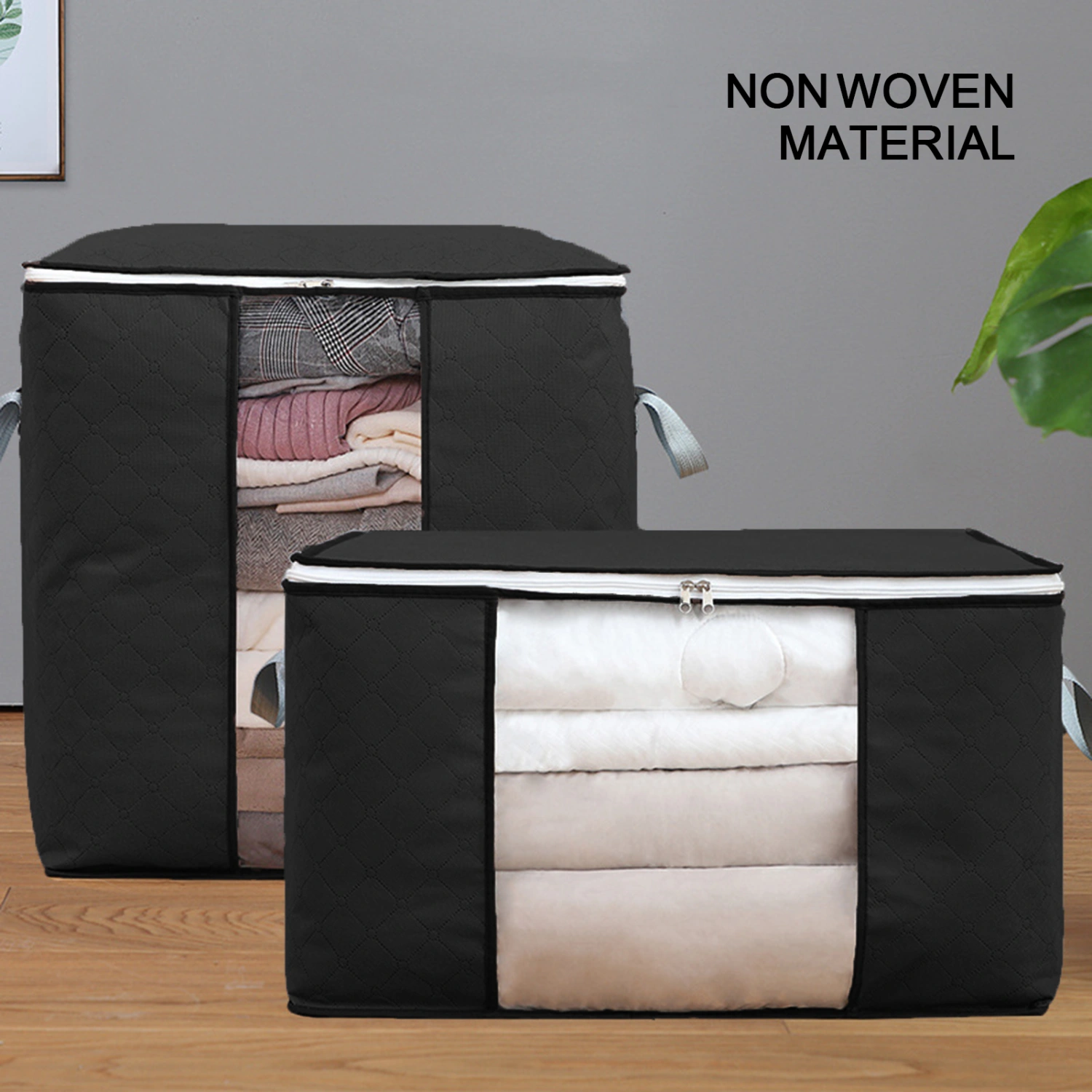 Large Capacity Quilt Storage Bag Waterproof Keep Tidy Luggage Clothes Comforter Pouch Household Supplies 