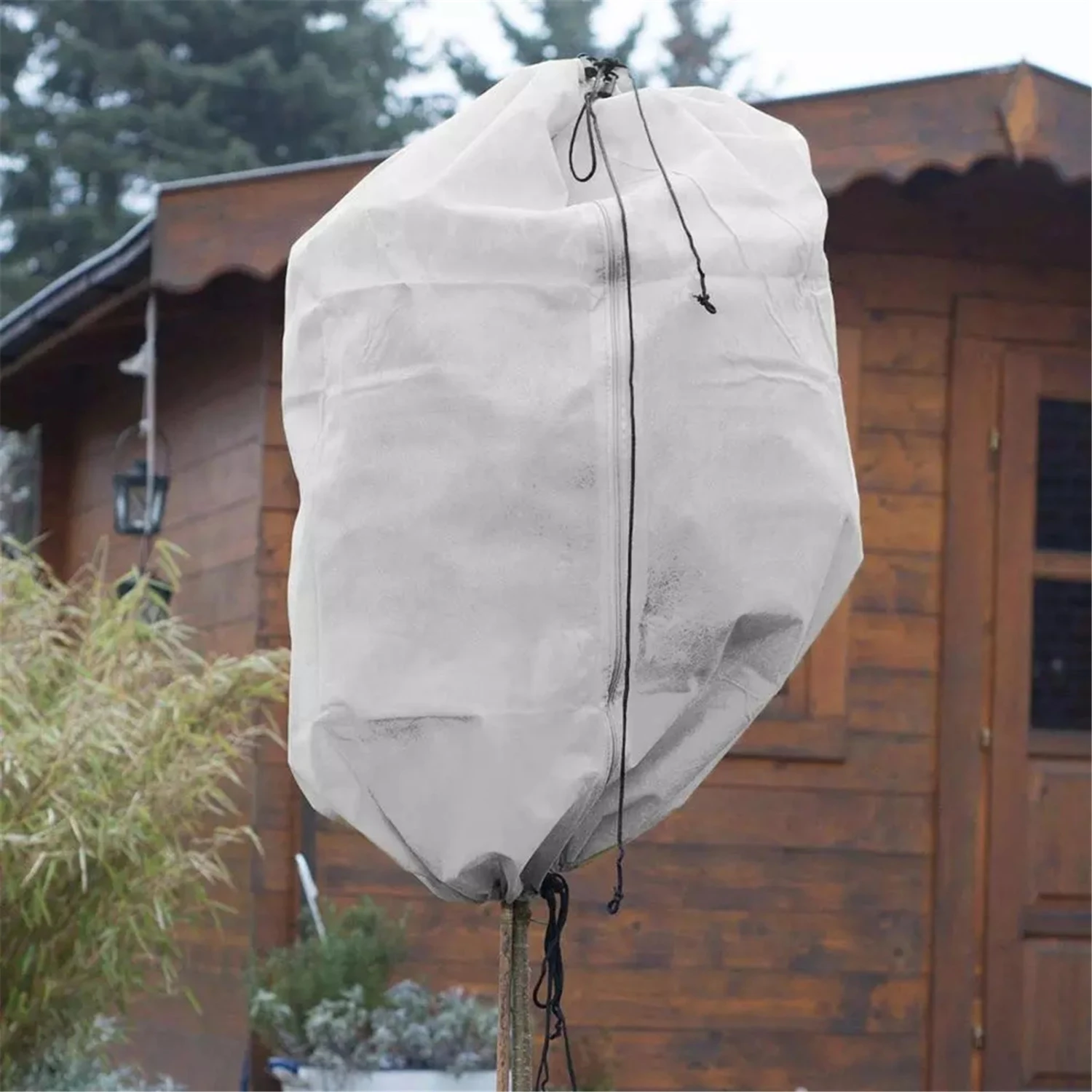 Tree Shrub Plant Zipper Frost Warm Cover Yard Garden Vegetable Protecting Bag