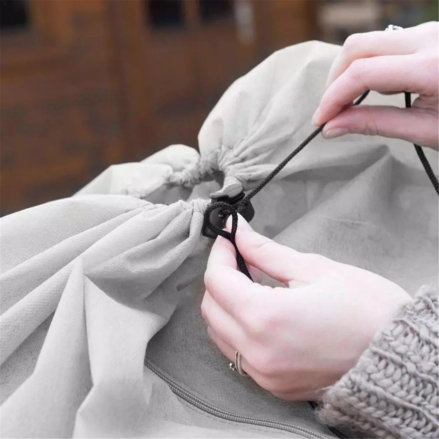 Tree Shrub Plant Zipper Frost Warm Cover Yard Garden Vegetable Protecting Bag