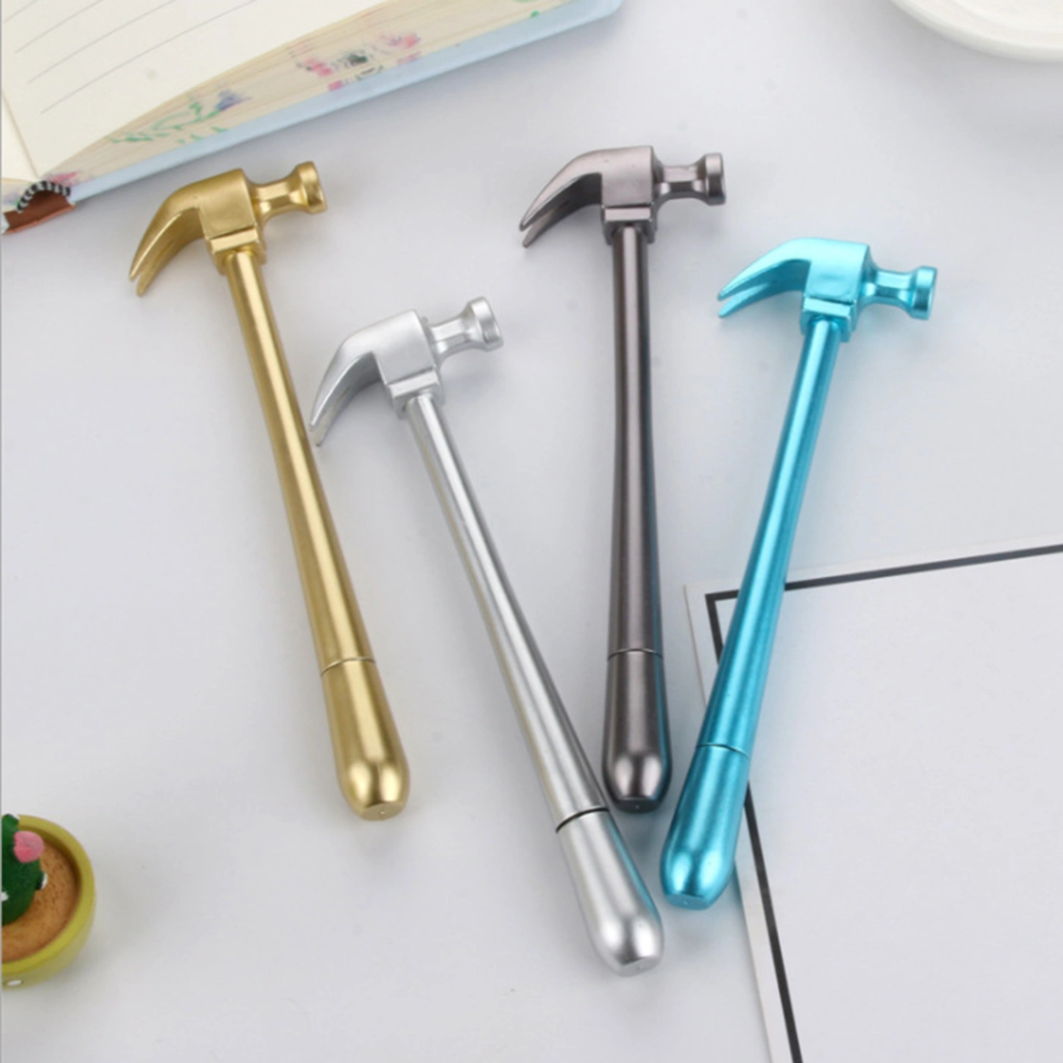 4Pcs Gel Pens Detachable Quick Drying 0.5mm Lovely Students Writing Gel Rollerball Pens Stationery Supplies 