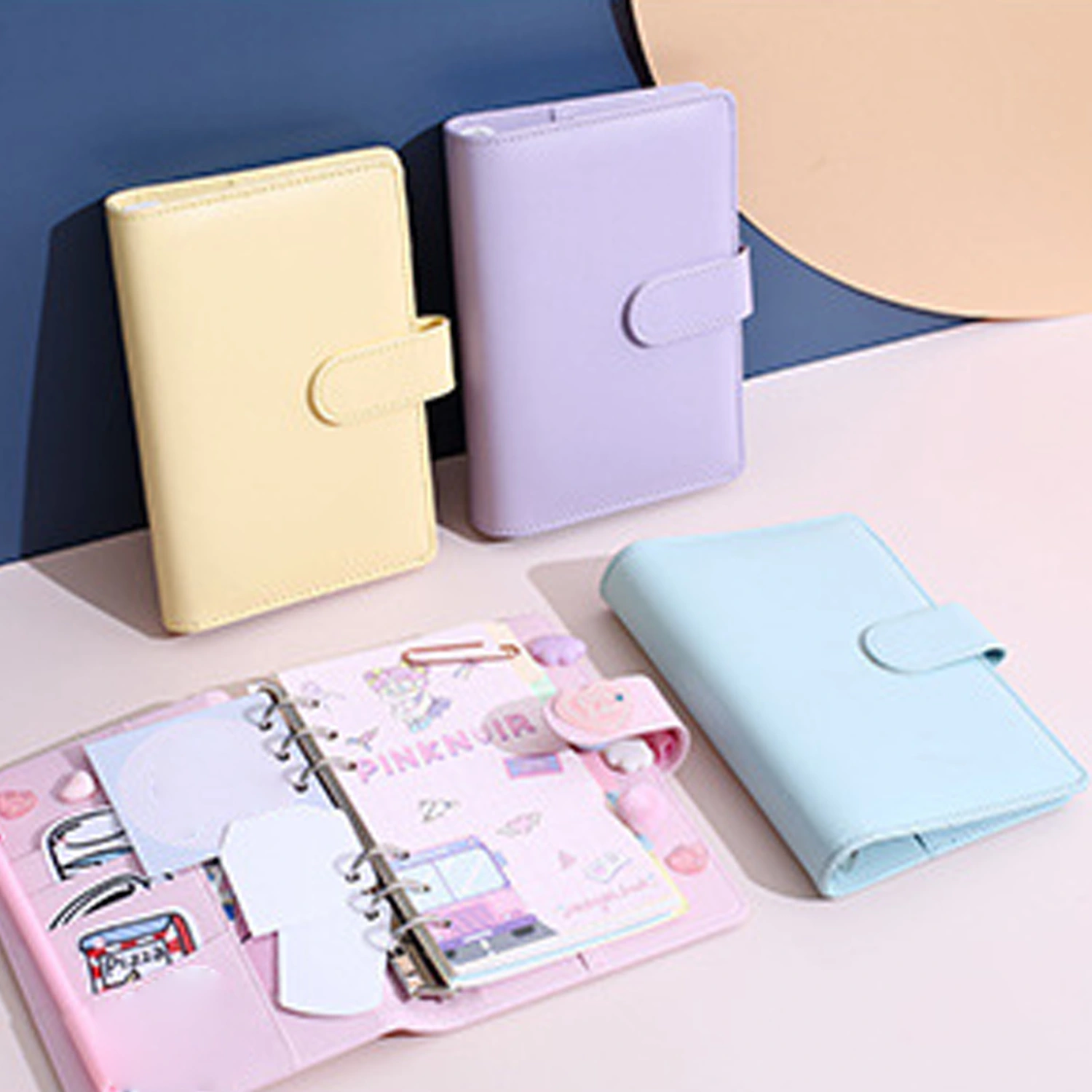 Smooth Writing Note Book Decorative Rectangular Hard to Fade Eye-catching Diary Notebook for Classroom 