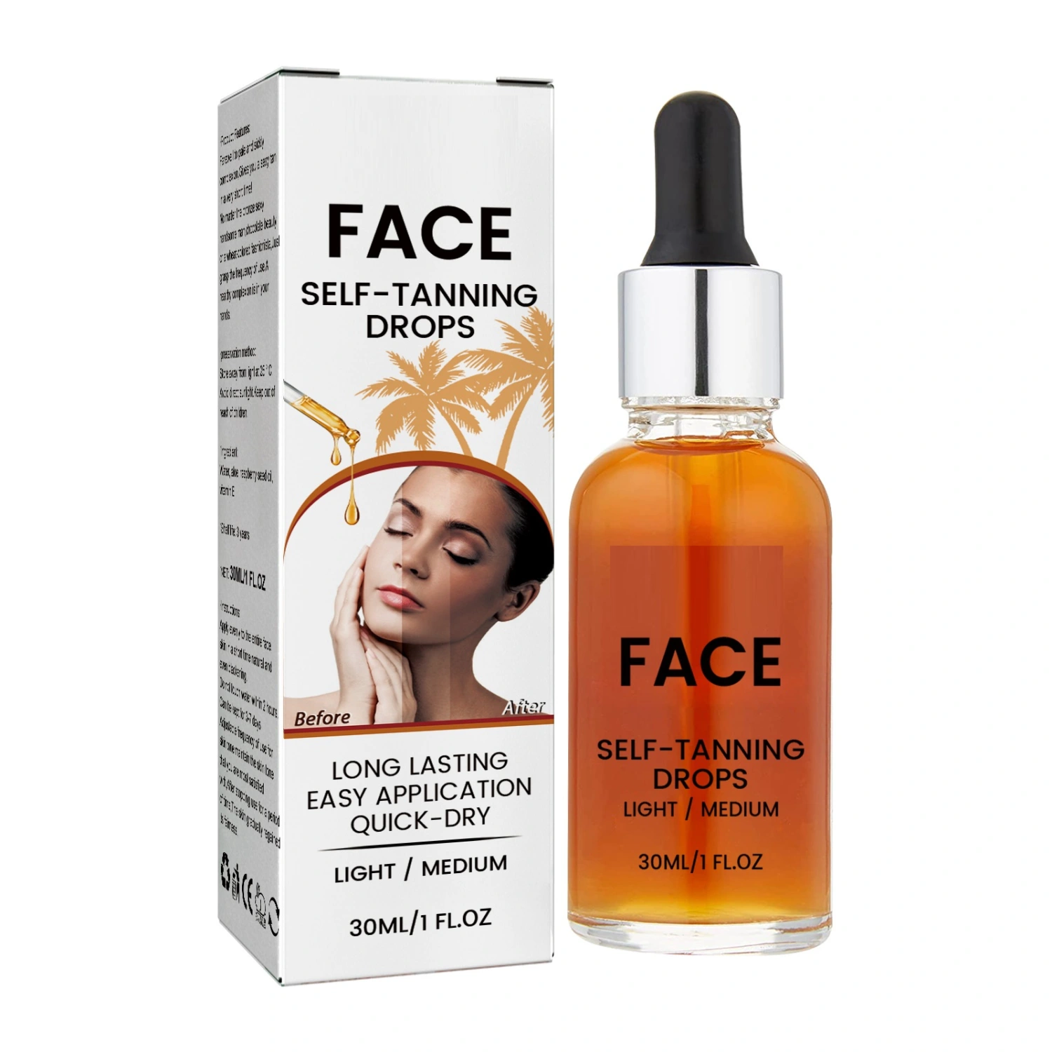 Facial Black Sun-free Triticale Bronze Uniform Skin Color Sun-free