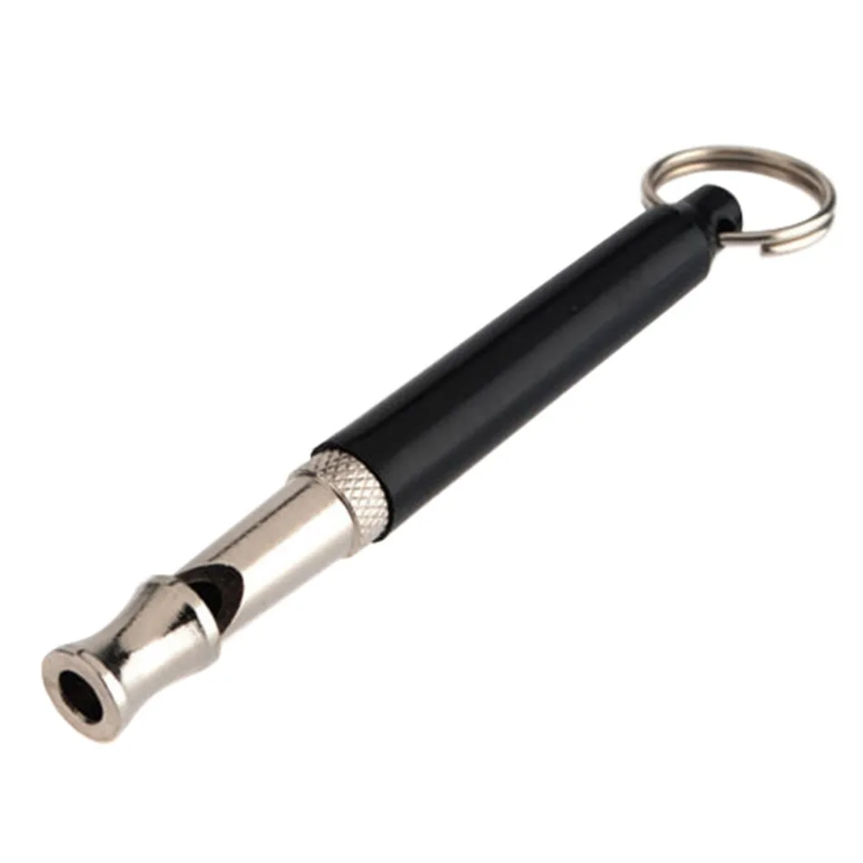 Pet Dog Cat Training Obedience Black Whistle--black