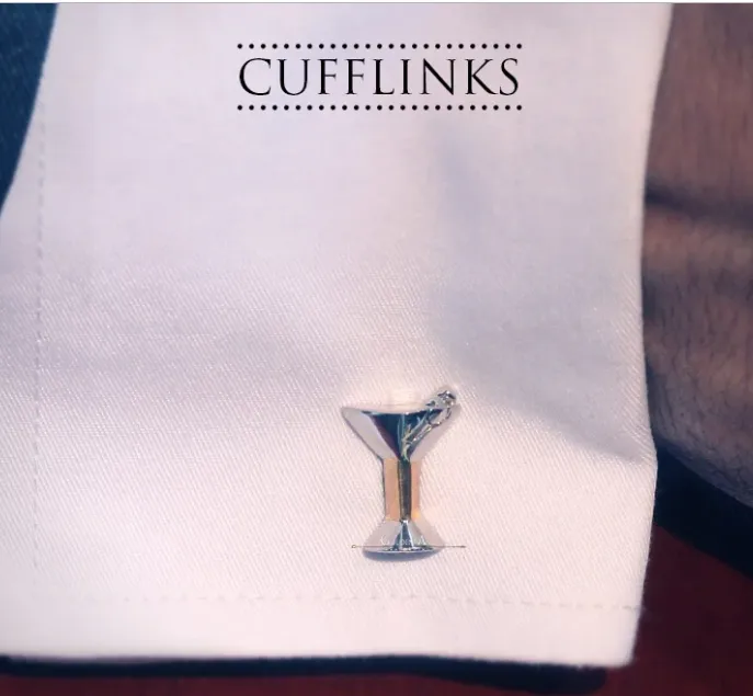 CUFFLINKS - SHAKER & MARTINI