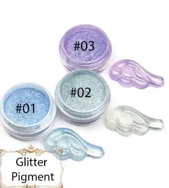 CR: Floating Glitter Mica Powder / Set of 3 / SUP-108-a