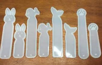 CR: Bookmark Silicone Mold / Set of 8 / TOOL-103-01