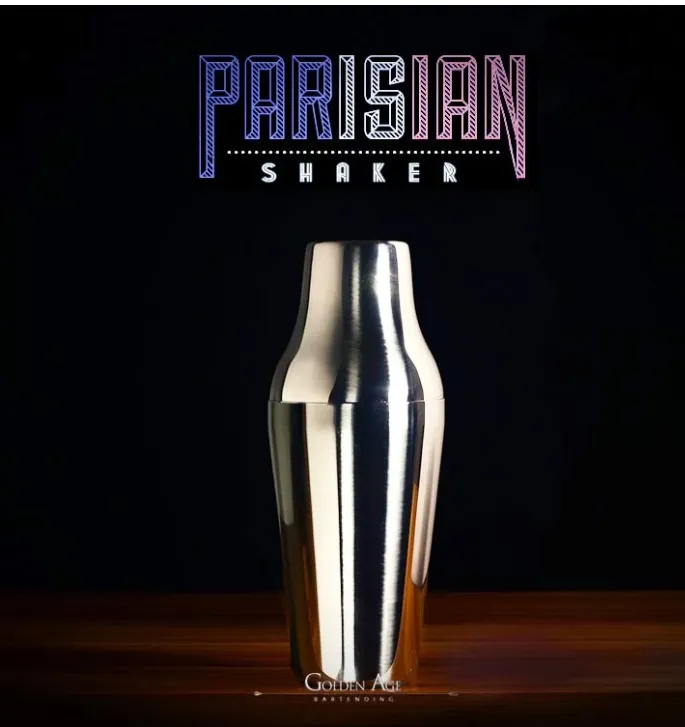 parisian shaker-silver, 650ml