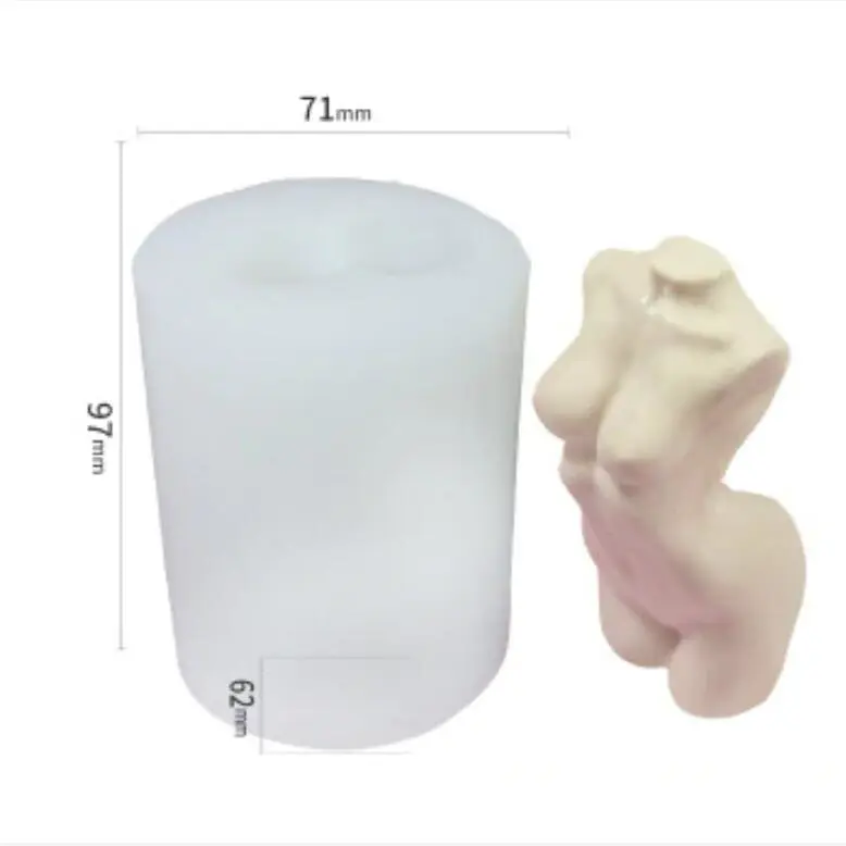 Pregnant woman silicone thick mould