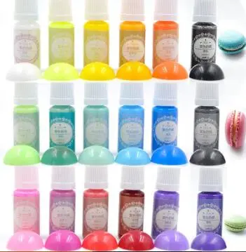 CR: Macaron Resin Pigment Dye / Set of 18 Colors / SUP-080-a