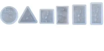 CR: Water Ripple Wave Silicone Molds / Set of 6 / TOOL-153