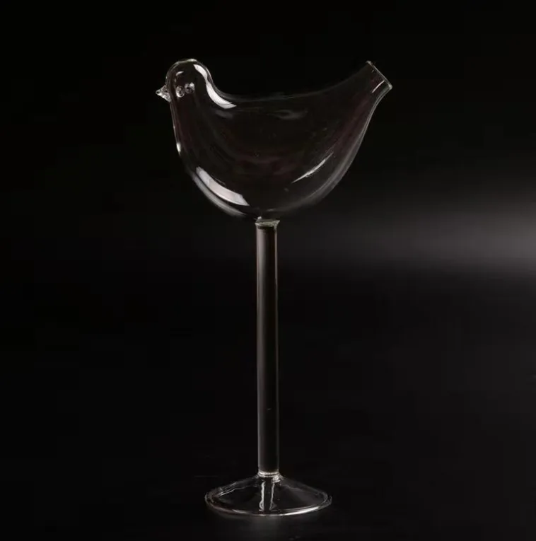 bird cocktail glass