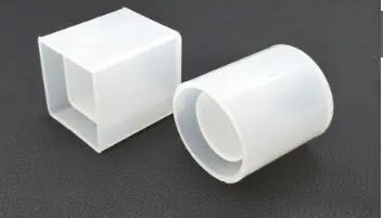 CR: Resin Cup Mold. 2 Piece. Square and Cylinder Shape