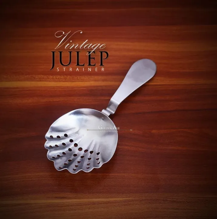 vintage julep strainer-matte finish