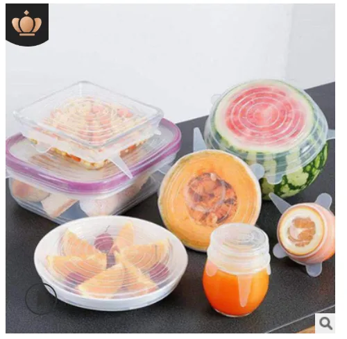 silicon container lids set