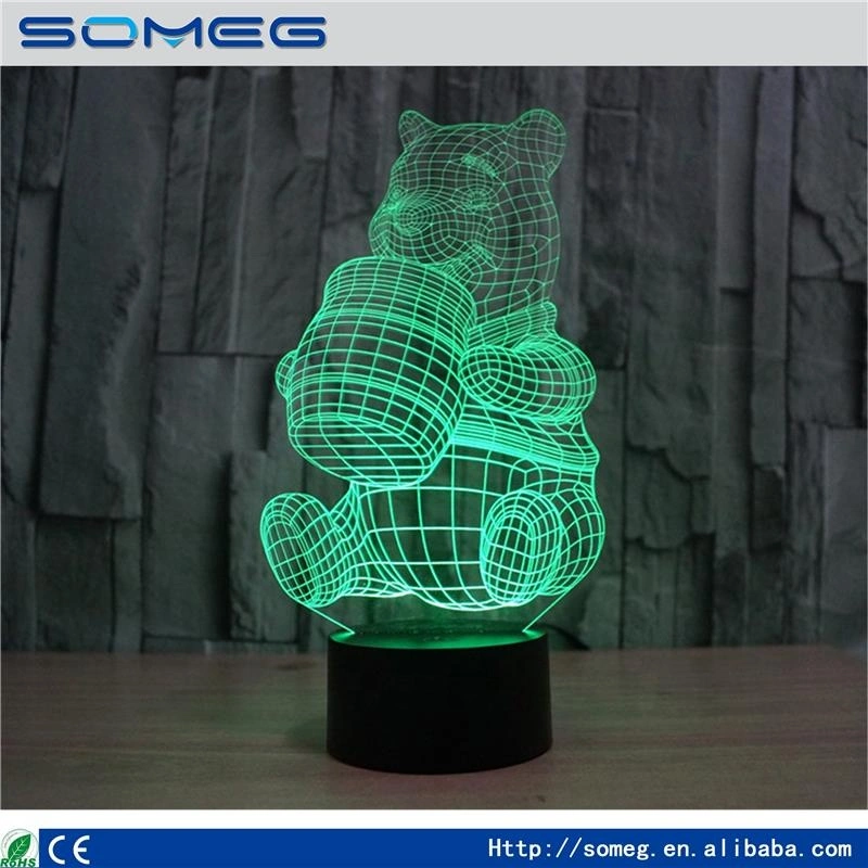 3D wholesale manufacturers lamp Nightlight colorful lights lamp atmosphere lamp