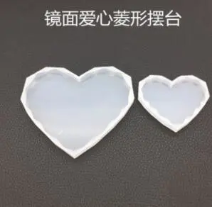 CR: Heart Coaster Silicone Mold / Set of 2 / TOOL-079-01