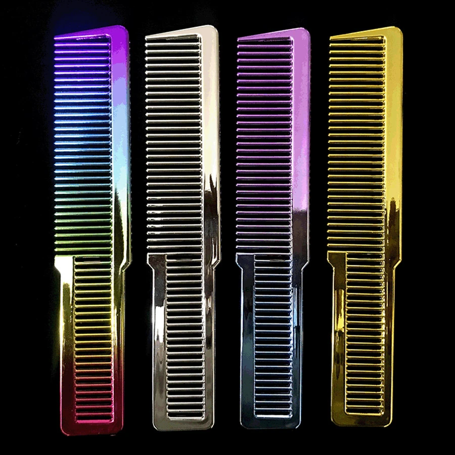 Electroplating Rainbow Hair Comb Styling