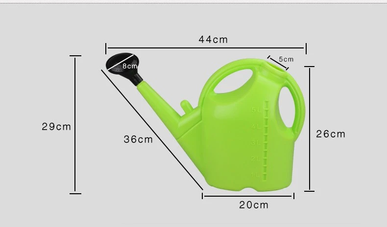 Long Mouth Gardening Shower Pot Large Capacity Plastic Watering Can Pot Shower Kettle