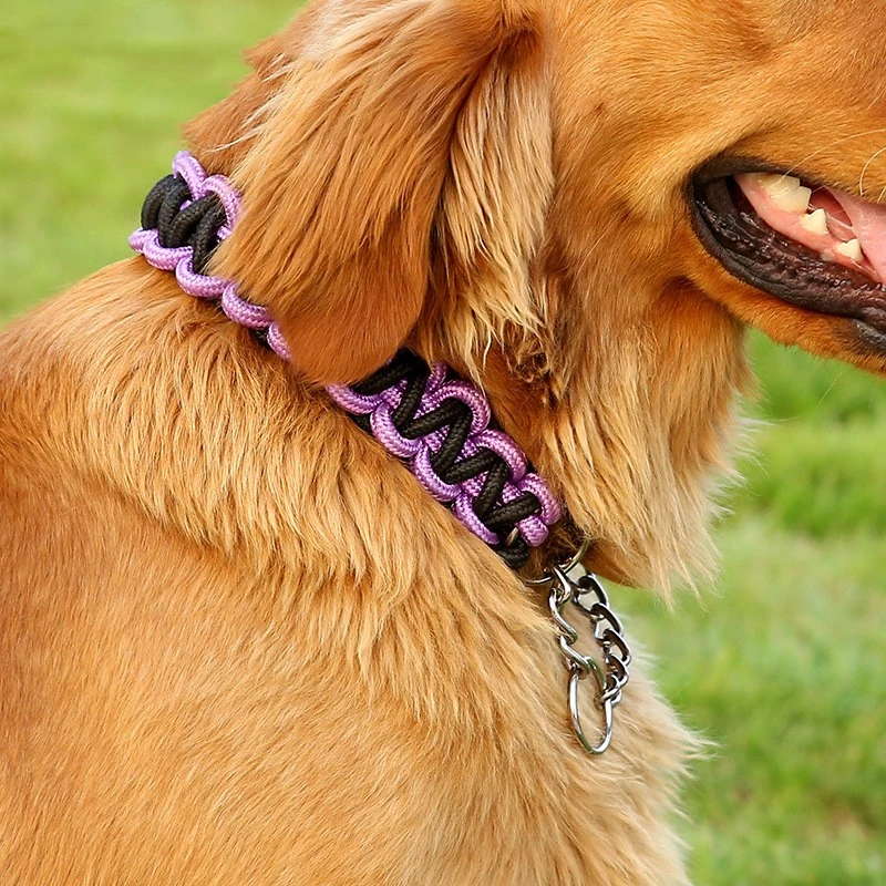 Woven Pet Collar Dog Bandana