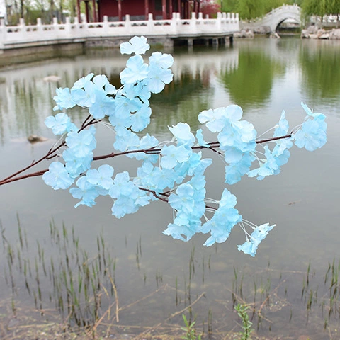 Artificial Flower 3 Branches Pear Peach Cherry Blossom Branches