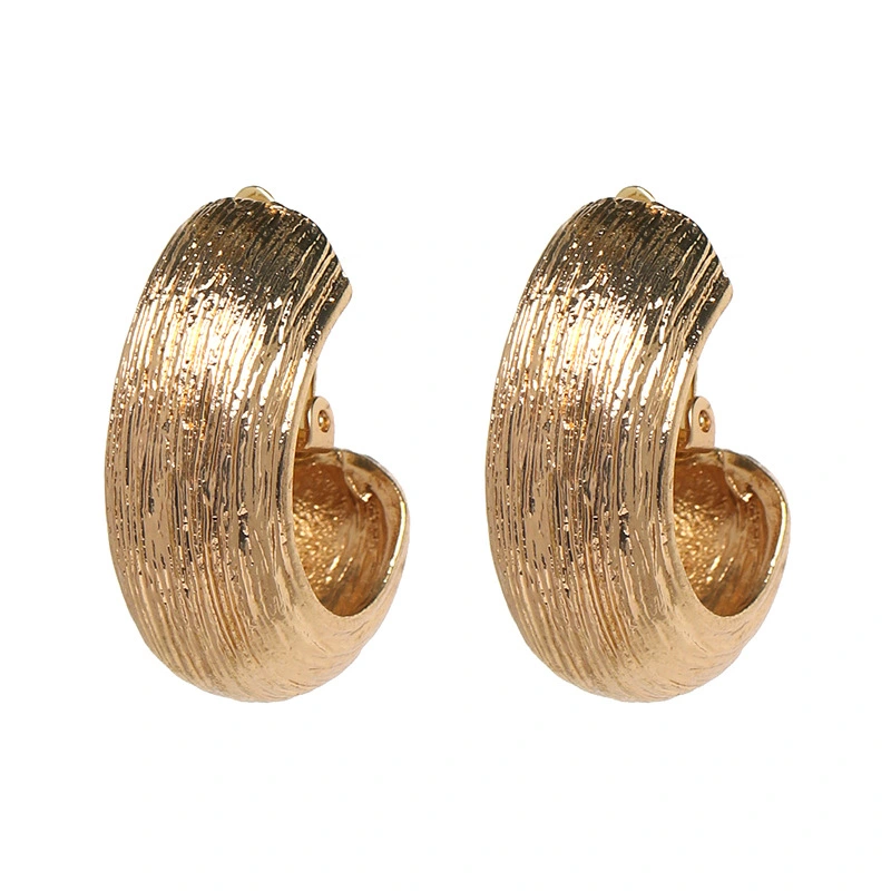 New Alloy C- Shaped Ear Clip Female Earrings