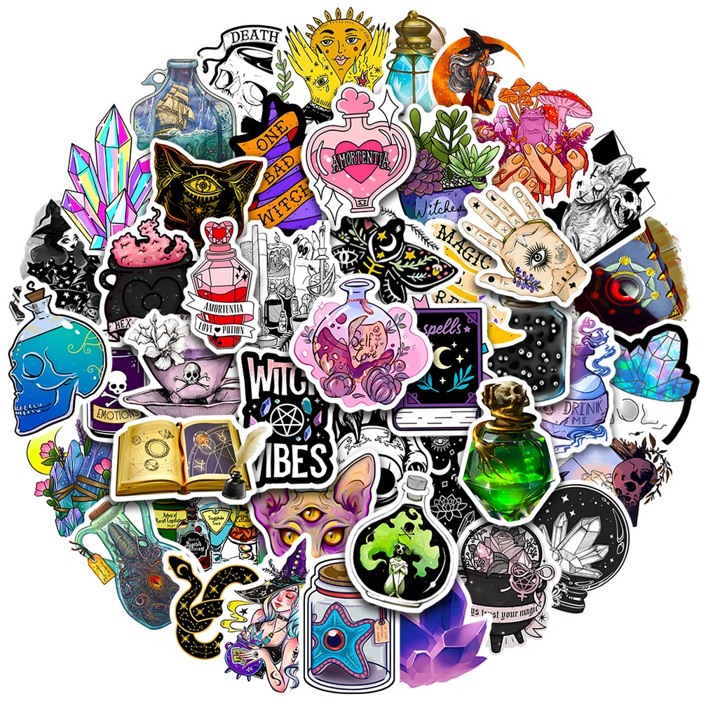 50 Pieces Pharmacist Stickers Professional Water Cup Luggage Notebook Graffiti