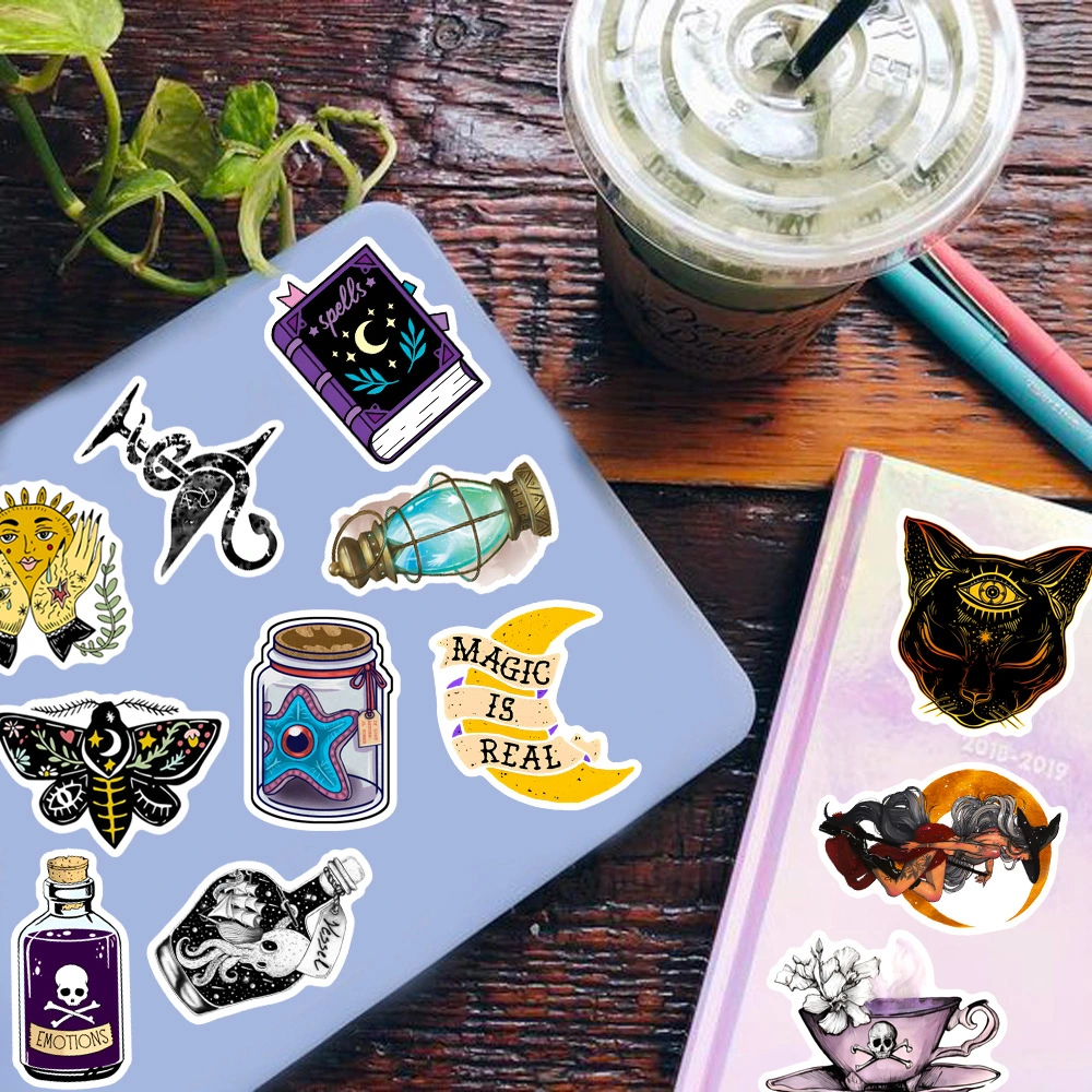 50 Pieces Pharmacist Stickers Professional Water Cup Luggage Notebook Graffiti